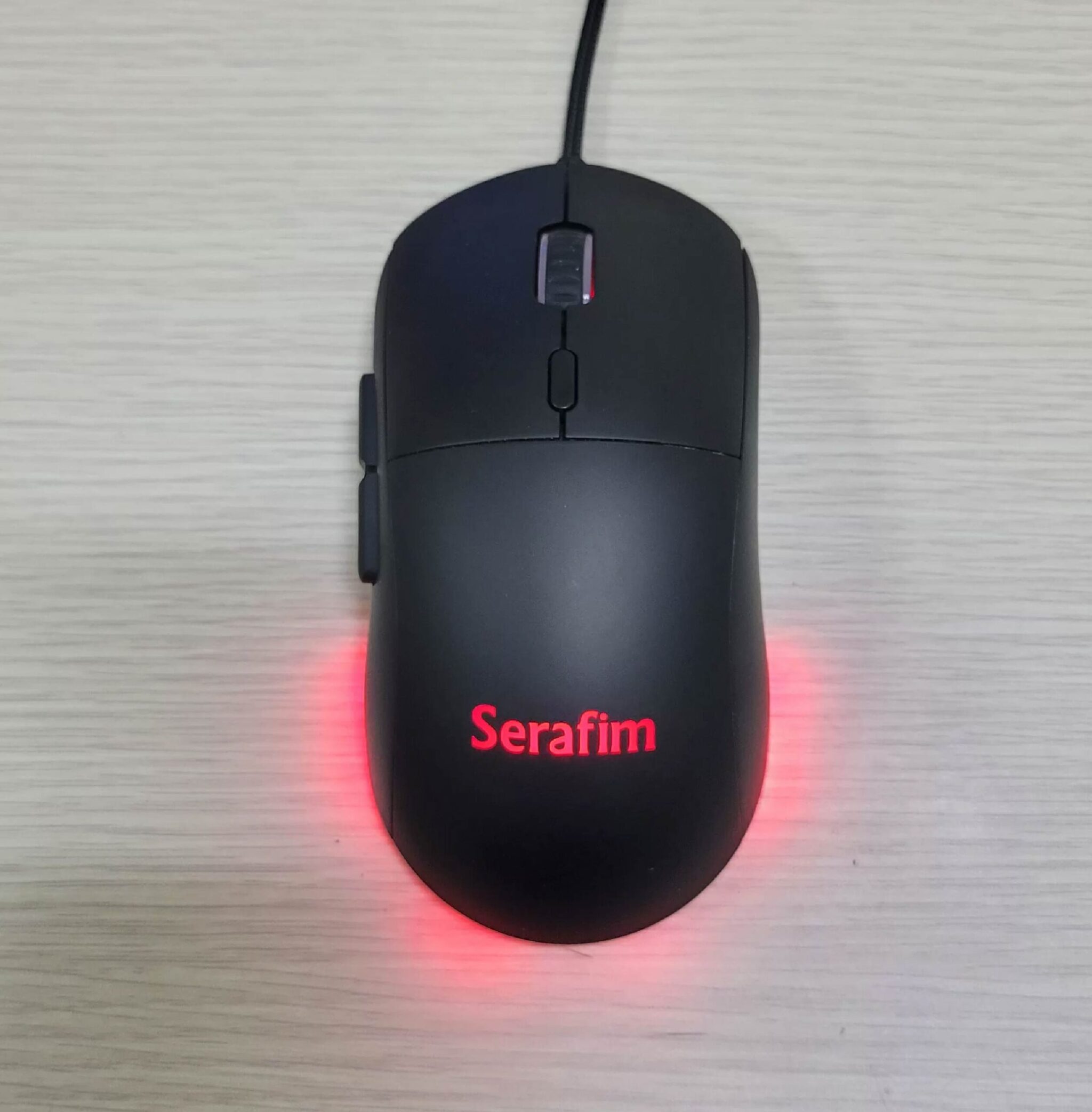 Serafim M1變形滑鼠 LED燈光效果
