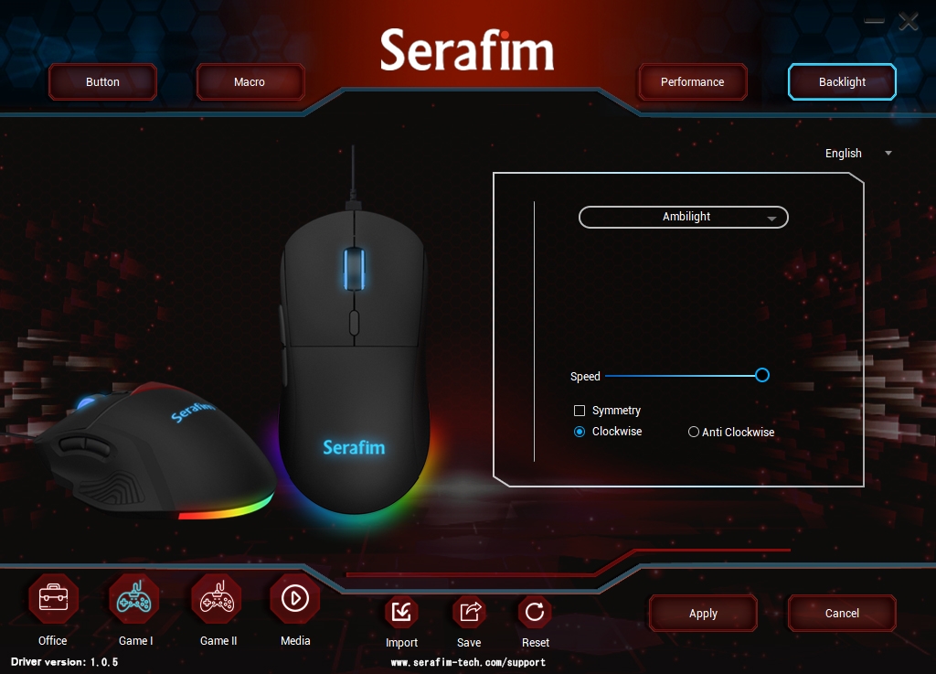Serafim M1滑鼠 app