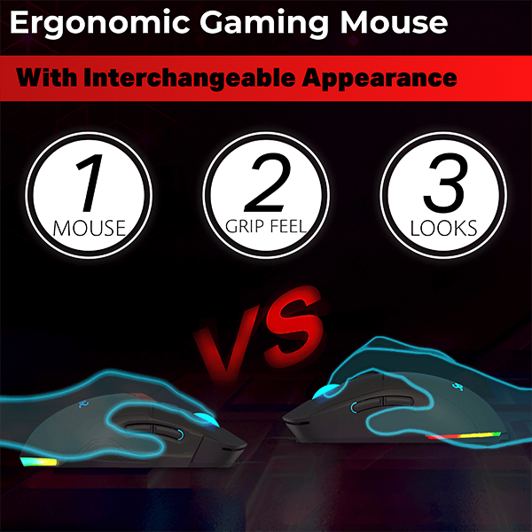 Serafim M1 is an ergonomic gaming mouse