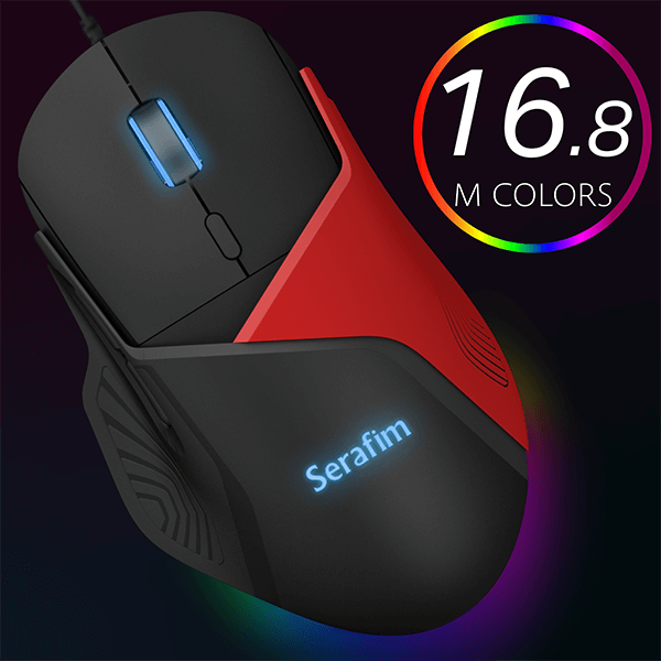 Serafim M1 is an RGB gaming mouse